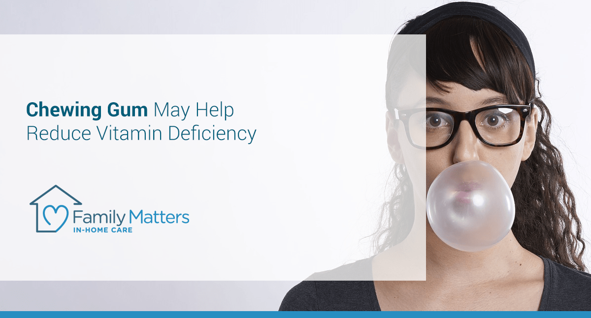 Chewing Gum May Help Reduce Vitamin Deficiency