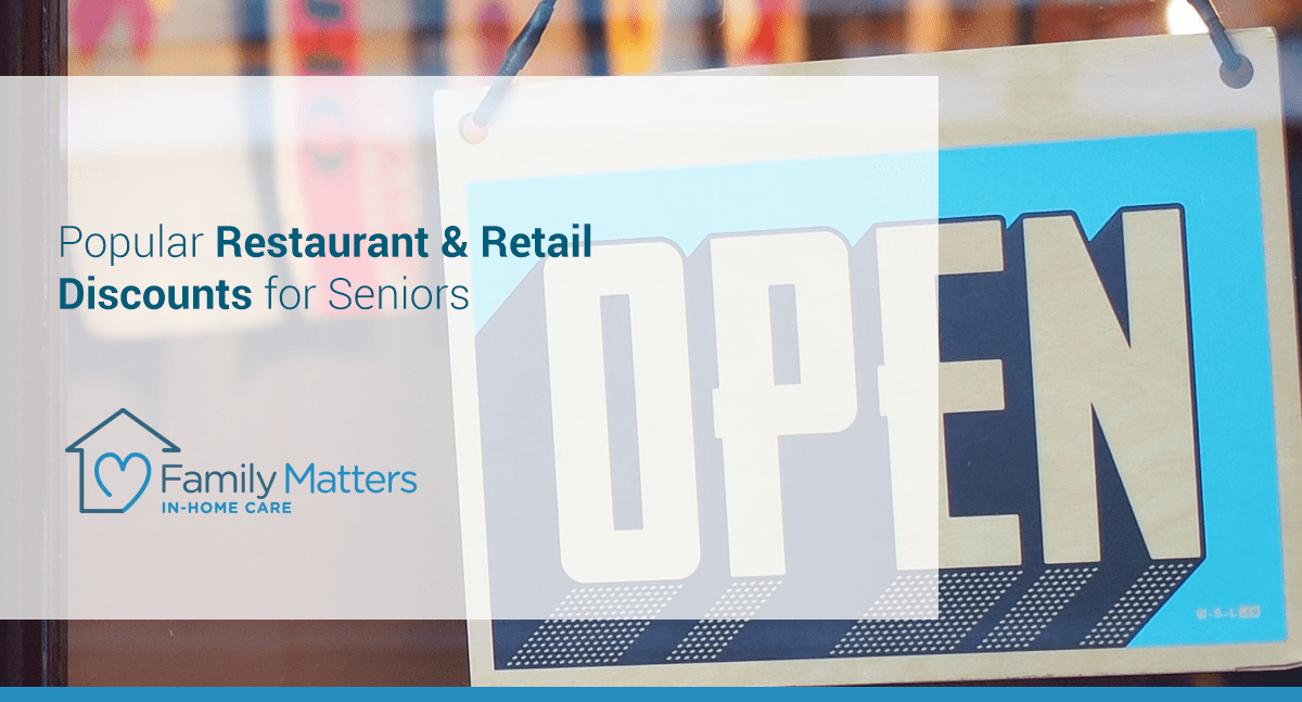 Popular Restaurant & Retail Discounts For Seniors